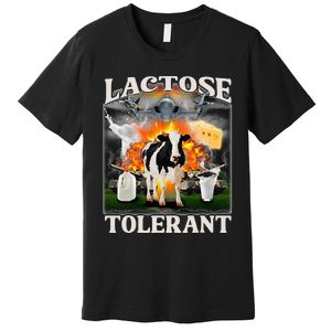 Lactose Tolerant Cow Milk Cow Apparel Farmers Premium T-Shirt