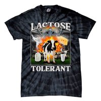 Lactose Tolerant Cow Milk Cow Apparel Farmers Tie-Dye T-Shirt