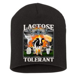 Lactose Tolerant Cow Milk Cow Apparel Farmers Short Acrylic Beanie