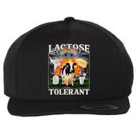 Lactose Tolerant Cow Milk Cow Apparel Farmers Wool Snapback Cap