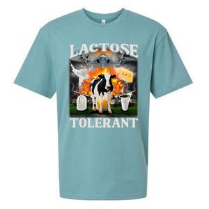 Lactose Tolerant Cow Milk Cow Apparel Farmers Sueded Cloud Jersey T-Shirt