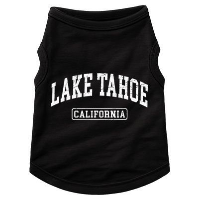 Lake Tahoe California Worn Design Style Classic Doggie Tank