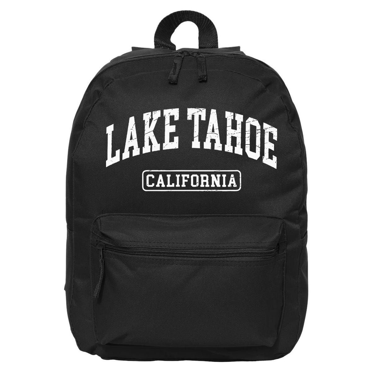 Lake Tahoe California Worn Design Style Classic 16 in Basic Backpack
