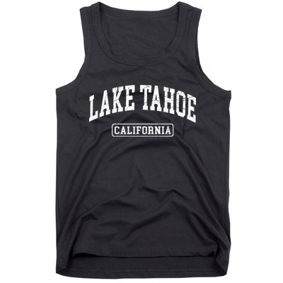 Lake Tahoe California Worn Design Style Classic Tank Top