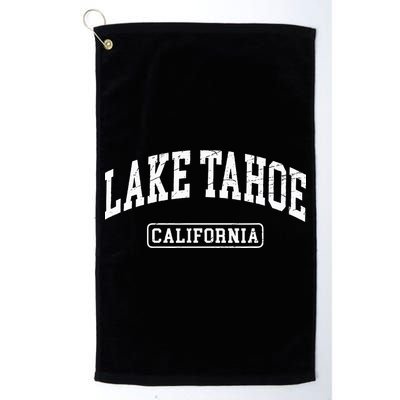 Lake Tahoe California Worn Design Style Classic Golf Towel