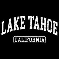 Lake Tahoe California Worn Design Style Classic Zip Tote Bag