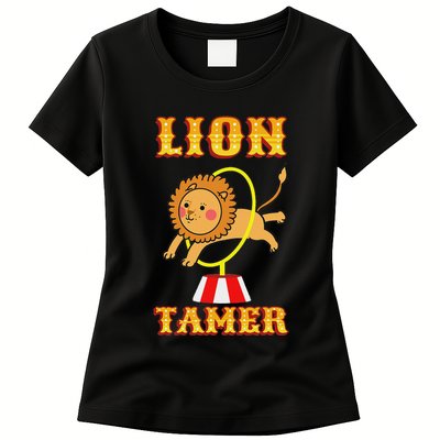 Lion Tamer Costume Circus Themed Birthday Party Womens T-Shirt