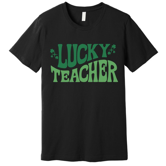 Lucky Teacher Cute St Patricks Day Premium T-Shirt