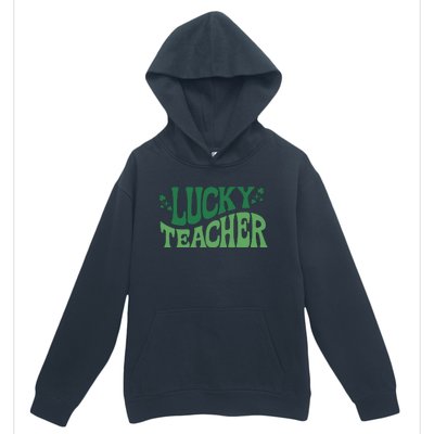 Lucky Teacher Cute St Patricks Day Urban Pullover Hoodie