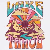 Lake Tahoe California Nature Hiking Mountains Outdoors Retro Womens Tank Top