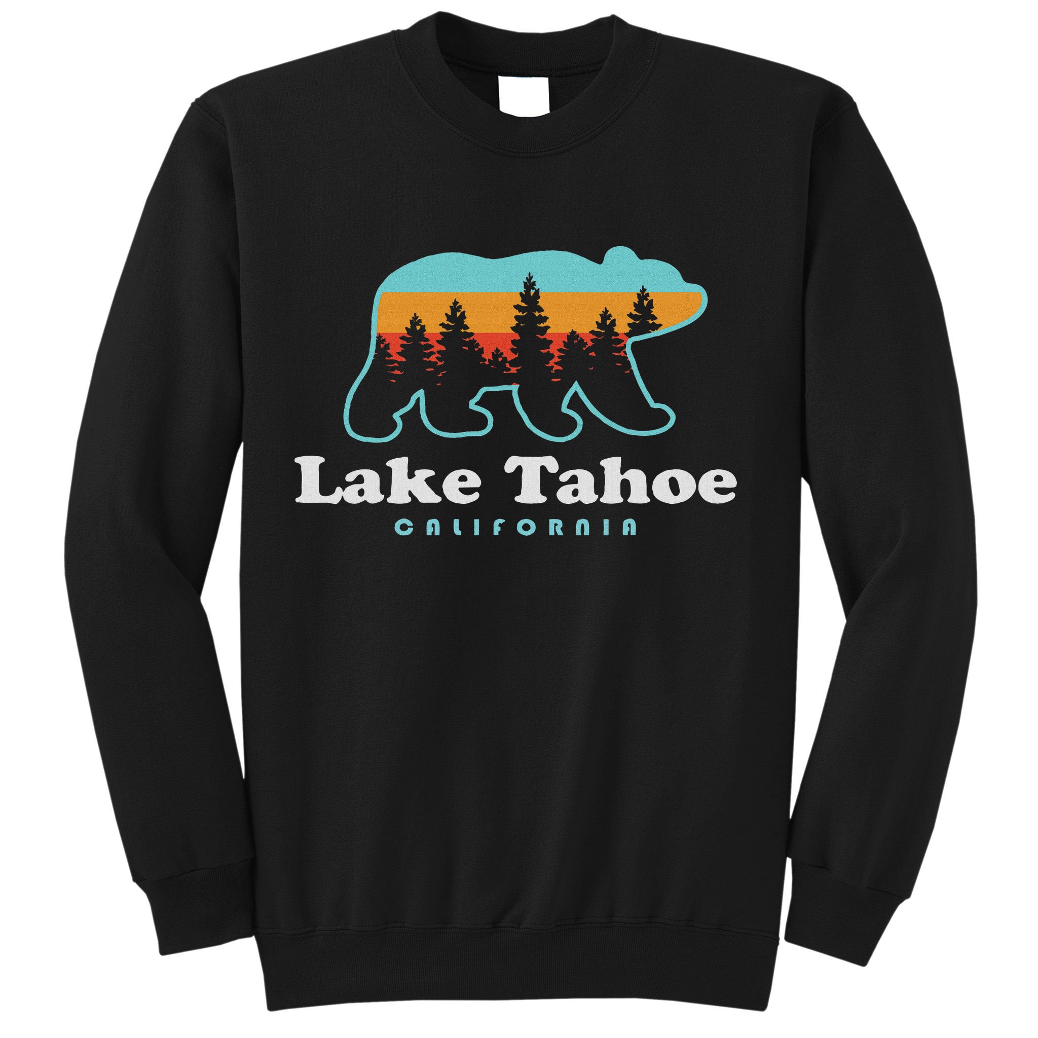 Lake Tahoe California Bear Mountains Hiking Sweatshirt