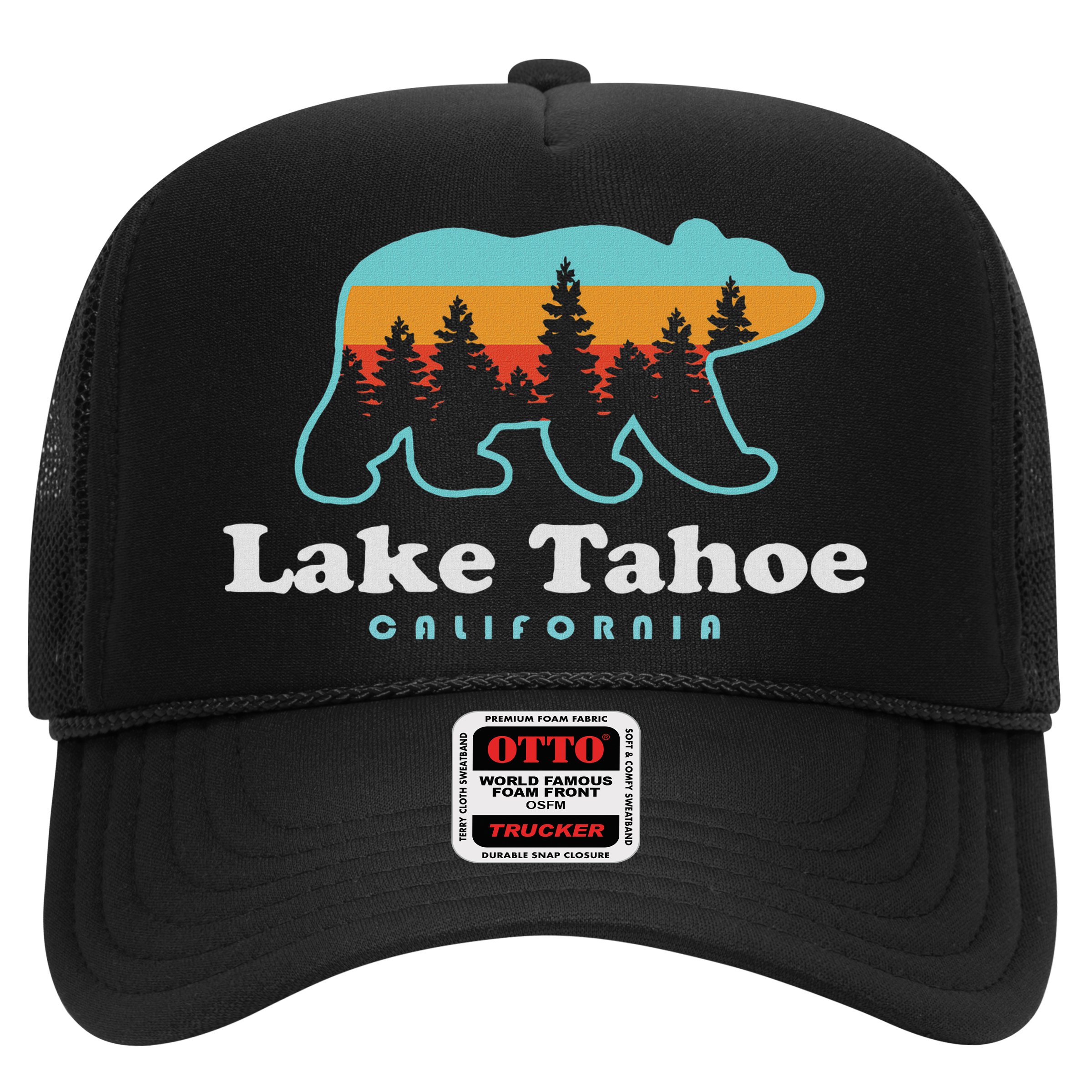Lake Tahoe California Bear Mountains Hiking Hat
