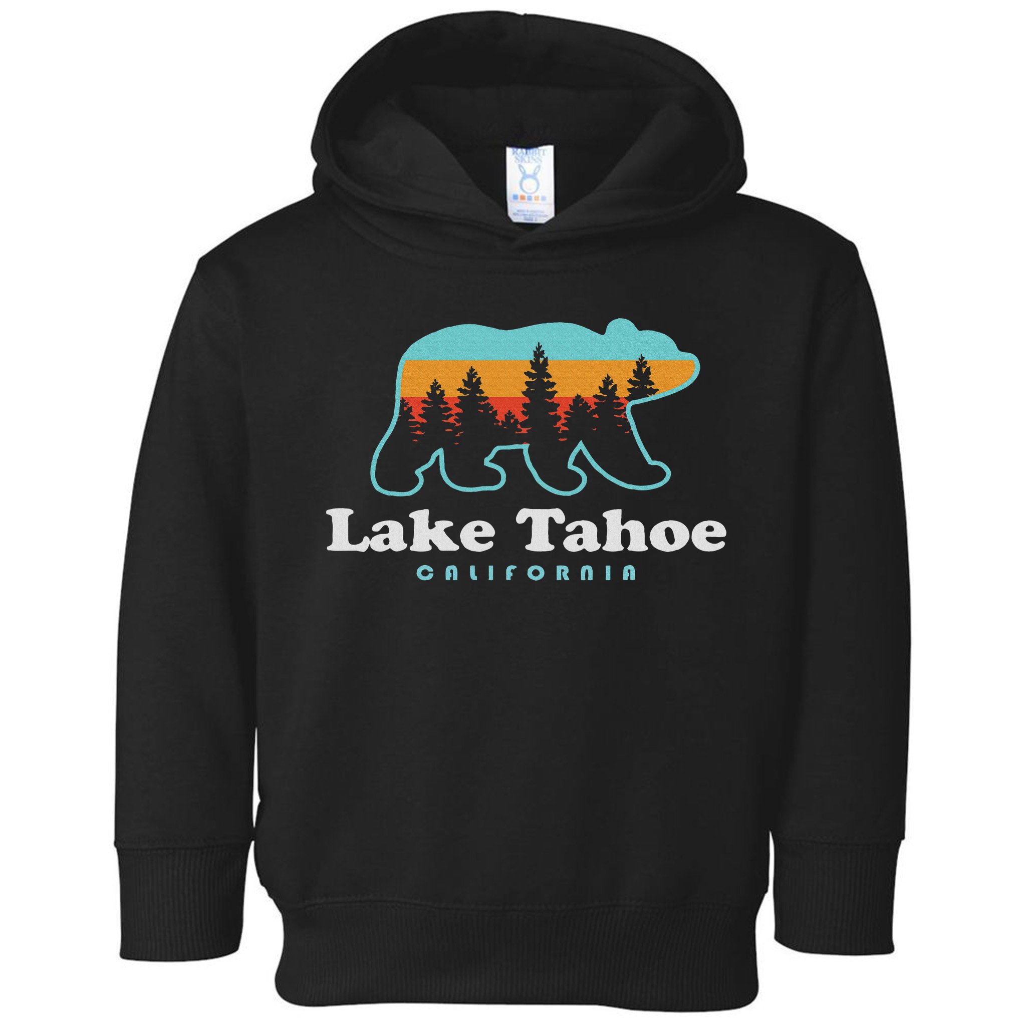 Lake Tahoe California Bear Mountains Hiking Toddler Hoodie