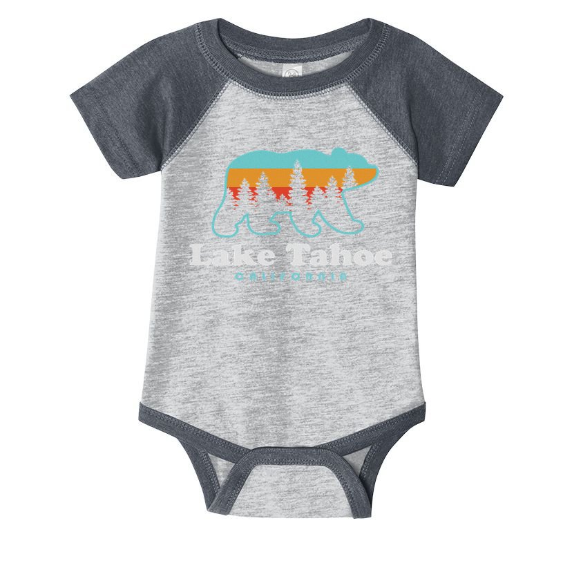 Lake Tahoe California Bear Mountains Hiking Infant Baby Jersey Bodysuit