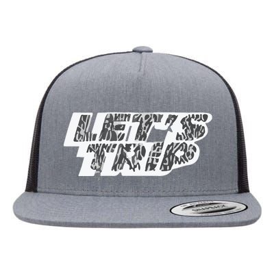 Lets Trip Crocodile Alligators Flat Bill Trucker Hat