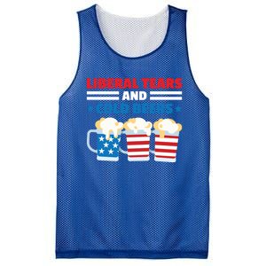 Liberal Tears Cold Beers 2020 Election Trump Republican Gift Funny Gift Mesh Reversible Basketball Jersey Tank