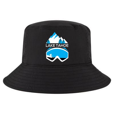 Lake Tahoe California Gift Ski Goggles Skiing Gift Clothes Cool Comfort Performance Bucket Hat
