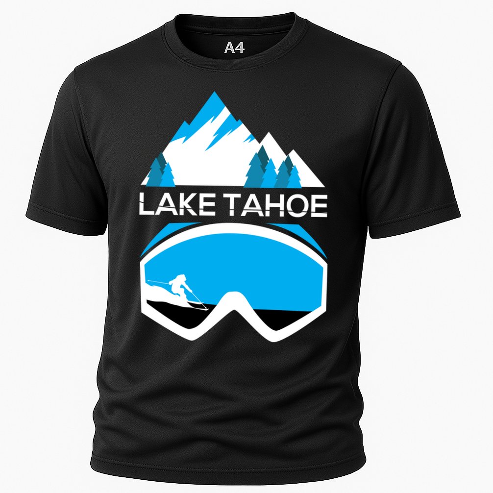 Lake Tahoe California Gift Ski Goggles Skiing Gift Clothes Performance Shirt