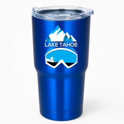 Lake Tahoe California Gift Ski Goggles Skiing Gift Clothes Tumbler