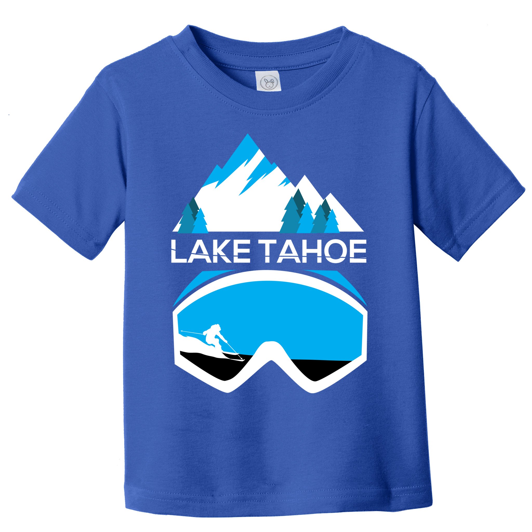Lake Tahoe California Gift Ski Goggles Skiing Gift Clothes Toddler T-Shirt