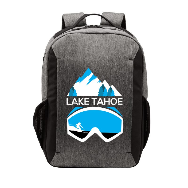 Lake Tahoe California Gift Ski Goggles Skiing Gift Clothes Vector Backpack