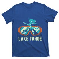 Lake Tahoe California Retro Vintage Skiing And Snowboarding Great Gift T-Shirt