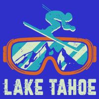 Lake Tahoe California Retro Vintage Skiing And Snowboarding Great Gift Baby Bodysuit