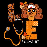 Love Thanksgiving Cute Nurse Life Impact Tech Backpack
