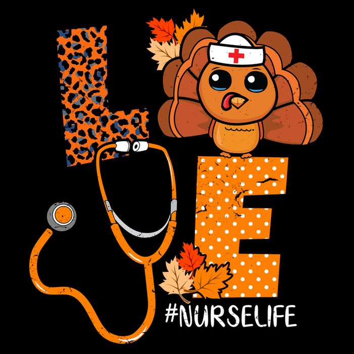 Love Thanksgiving Cute Nurse Life Impact Tech Backpack