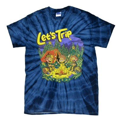 Let’S Trip Campfire Tie-Dye T-Shirt