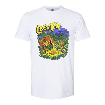 Let’S Trip Campfire Softstyle® CVC T-Shirt