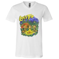 Let’S Trip Campfire V-Neck T-Shirt