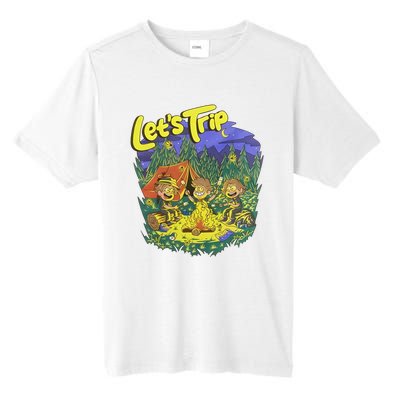 Let’S Trip Campfire Tall Fusion ChromaSoft Performance T-Shirt