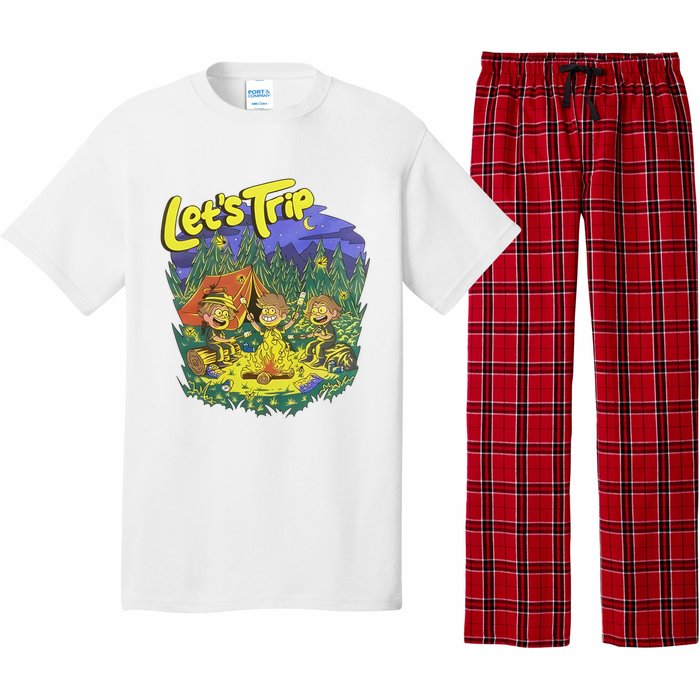 Let’S Trip Campfire Pajama Set