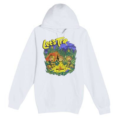 Let’S Trip Campfire Premium Pullover Hoodie