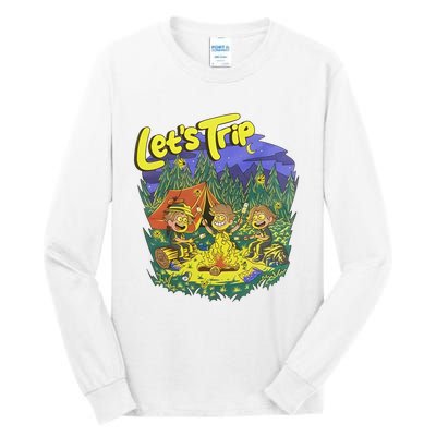 Let’S Trip Campfire Tall Long Sleeve T-Shirt