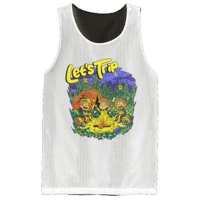 Let’S Trip Campfire Mesh Reversible Basketball Jersey Tank