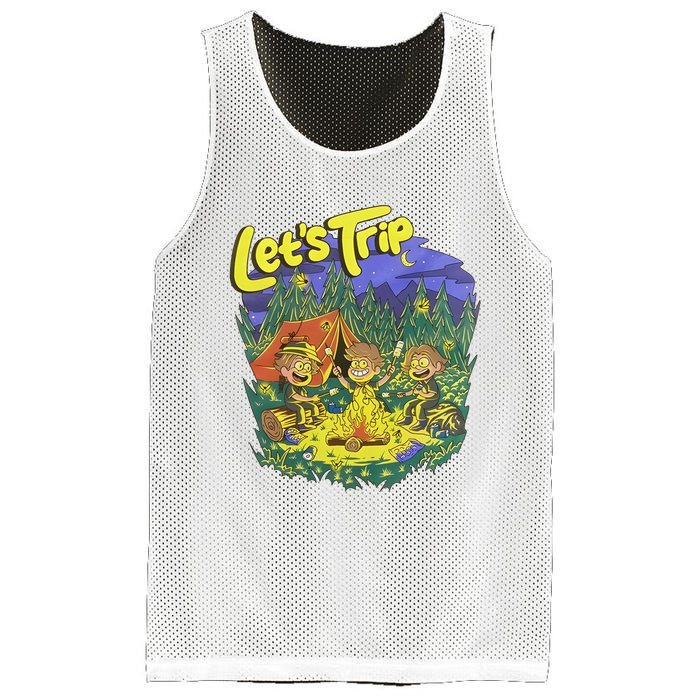 Let’S Trip Campfire Mesh Reversible Basketball Jersey Tank