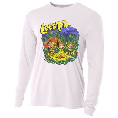 Let’S Trip Campfire Cooling Performance Long Sleeve Crew