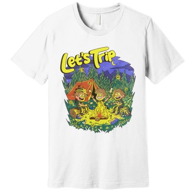 Let’S Trip Campfire Premium T-Shirt