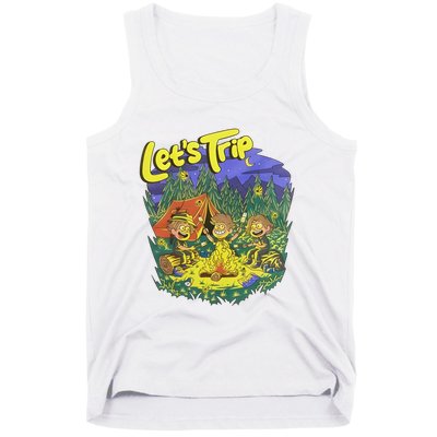 Let’S Trip Campfire Tank Top