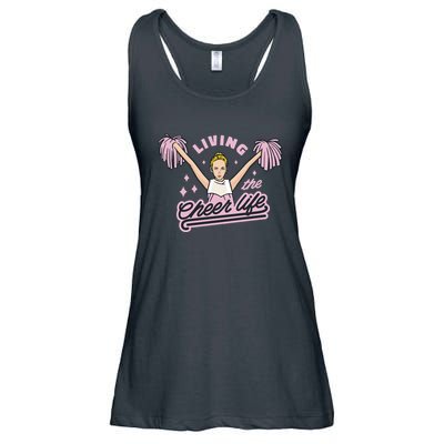 Living The Cheer Life Ladies Essential Flowy Tank