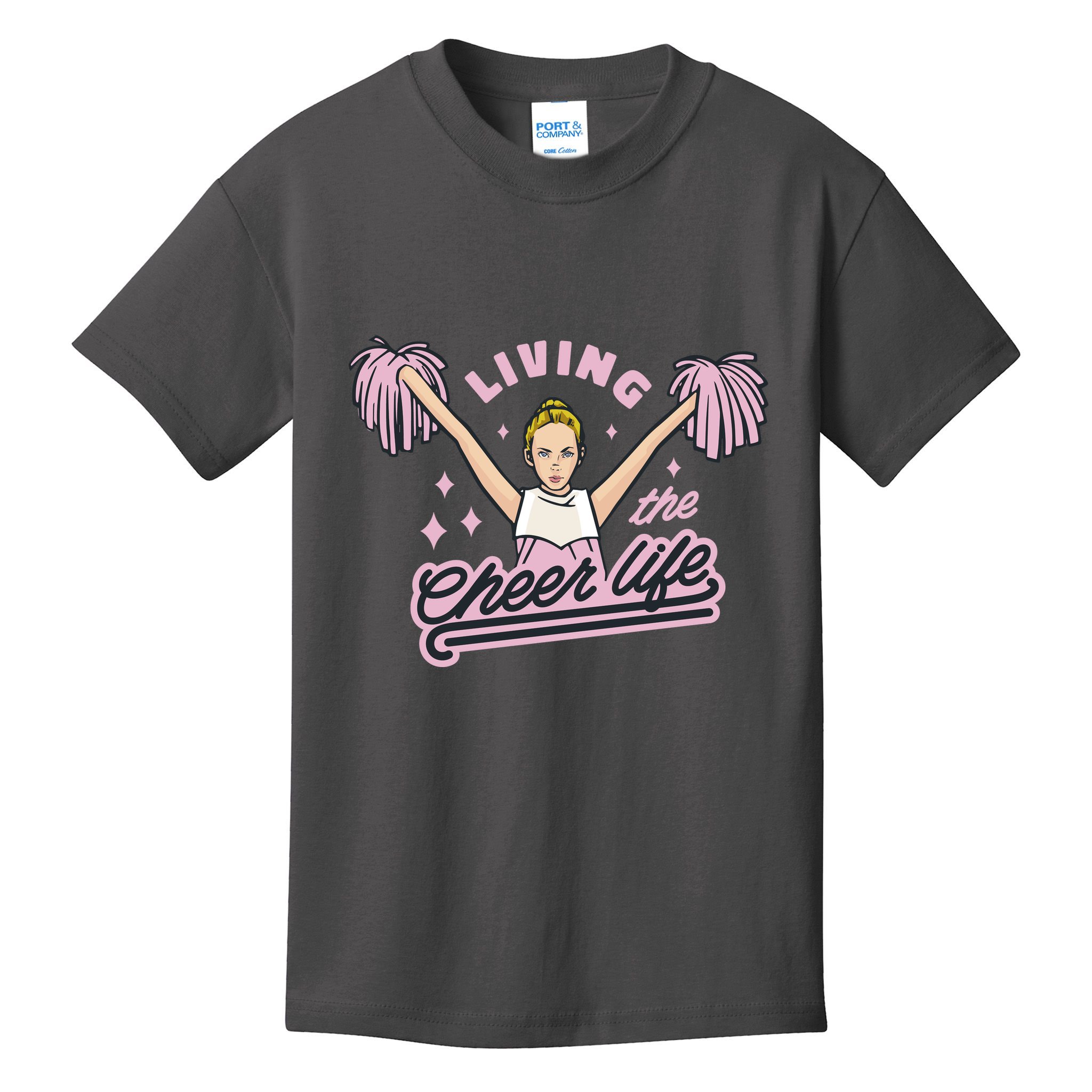 Living The Cheer Life Kids T-Shirt
