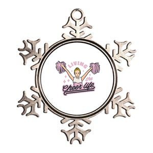 Living The Cheer Life Metallic Star Ornament