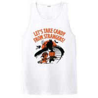 LetS Take Candy From Strangers Funny Halloween PosiCharge Competitor Tank