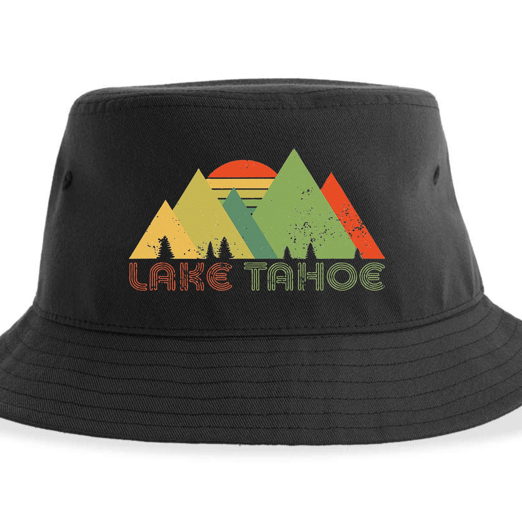 Lake Tahoe California Nevada Mountain Skiing Ski CA Sustainable Bucket Hat
