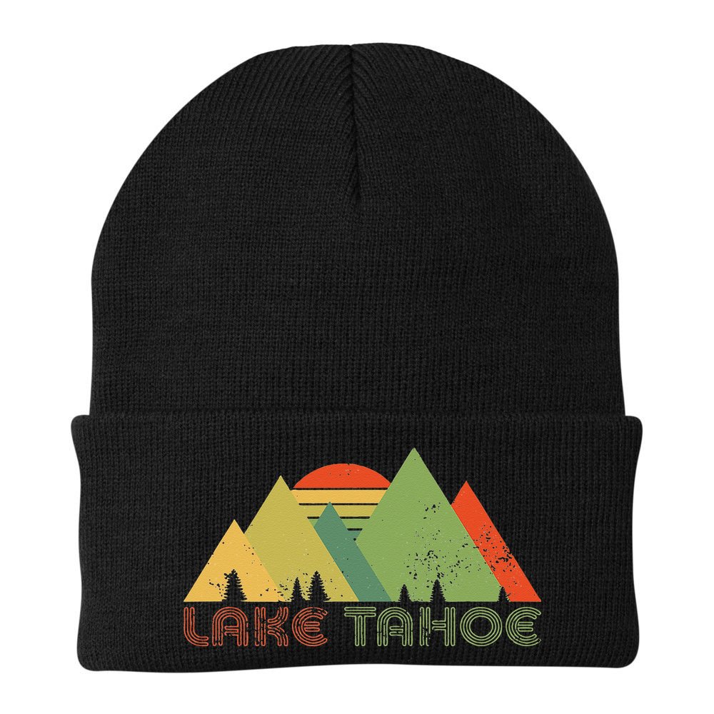 Lake Tahoe California Nevada Mountain Skiing Ski CA Beanie