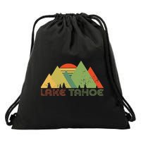 Lake Tahoe California Nevada Mountain Skiing Ski CA Drawstring Bag