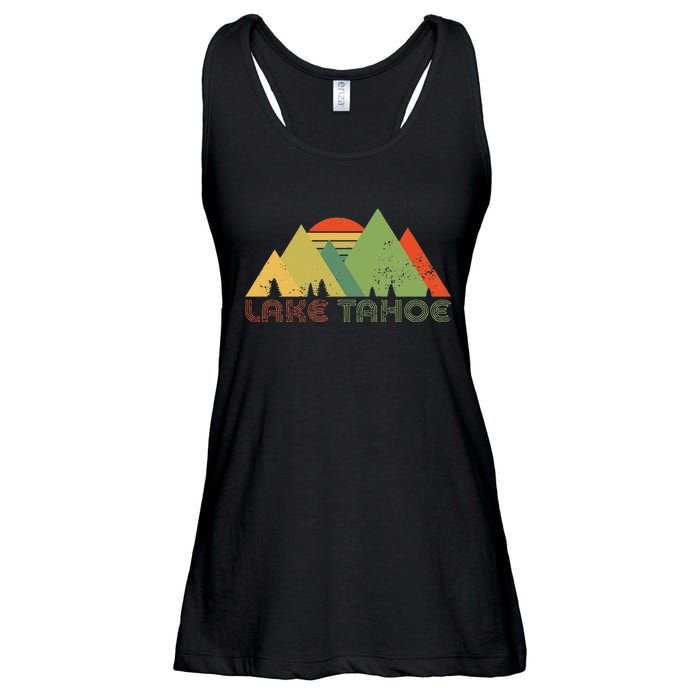 Lake Tahoe California Nevada Mountain Skiing Ski CA Ladies Essential Flowy Tank