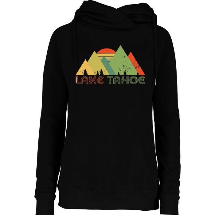 Lake Tahoe California Nevada Mountain Skiing Ski CA Womens Funnel Neck Pullover Hood